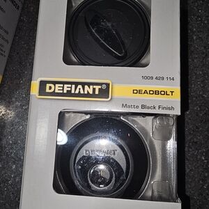 Matte Black Deadbolt